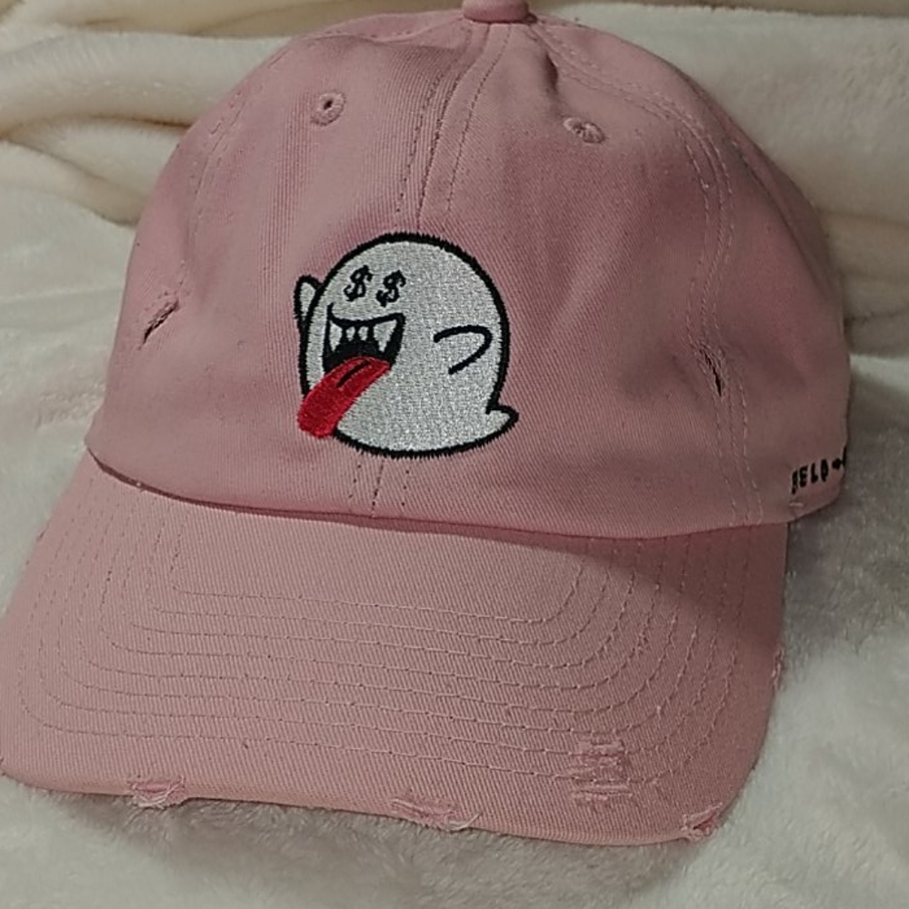 Pink hat